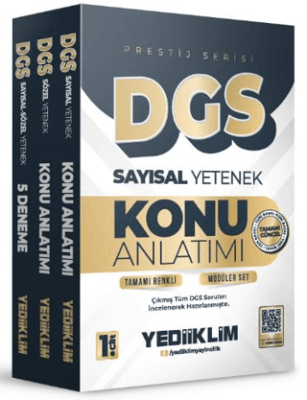 2026 DGS Prestij Serisi Tamamı Renkli Konu Anlatımı Modüler Set - 1