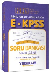 Yediiklim Yayınları 2026 E-KPSS Genel Yetenek Genel Kültür Tüm Adaylar İçin Tamamı Çözümlü Soru Bankası - 1