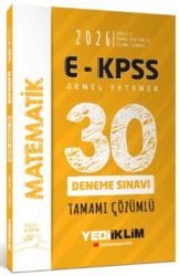 Yediiklim Yayınları 2026 E - KPSS Tüm Adaylar İçin Genel Yetenek Matematik Tamamı Çözümlü 30 Deneme Sınavı - 1