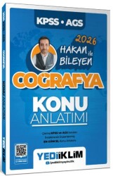 2026 KPSS AGS Coğrafya Konu Anlatımı - Yediiklim Yayınları