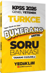 2026 KPSS Genel Yetenek Bumerang Türkçe Tamamı Çözümlü Soru Bankası - Yediiklim Yayınları