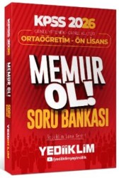 Yediiklim Yayınları 2026 KPSS Genel Yetenek Genel Kültür Ortaöğretim - Ön Lisans Memur Ol Soru Bankası - 1
