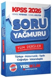 2026 KPSS Genel Yetenek Genel Kültür Tüm Dersler Soru Yağmuru - Yediiklim Yayınları