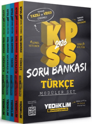 2026 KPSS GY-GK Tamamı Hem Yazılı Hem Video Çözümlü Modüler Set Soru Bankası 5 Kitap - 1