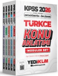 Yediiklim Yayınları 2026 KPSS Ortaöğretim Ön Lisans Genel Yetenek Genel Kültür Konu Anlatımı Modüler Set - 1
