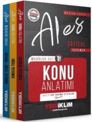 2026 Master Serisi ALES Sayısal-Sözel Yetenek Modüler Set+5 Deneme 3 Kitap - Yediiklim Yayınları
