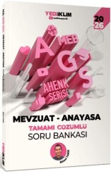 2026 MEB AGS Ahenk Serisi Mevzuat - Anayasa Tamamı Çözümlü Soru Bankası - Yediiklim Yayınları