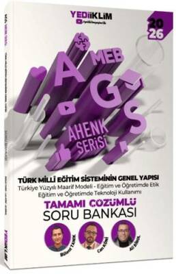 2026 MEB AGS Ahenk Serisi Türk Milli Eğitim Sisteminin Genel Yapısı Tamamı Çözümlü Soru Bankası - 1
