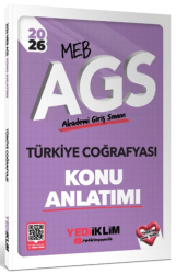 2026 MEB AGS Türkiye Coğrafyası Konu Anlatımı - Yediiklim Yayınları