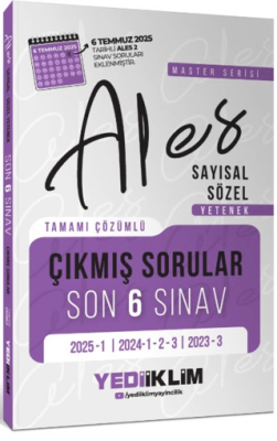 ALES Master Serisi Sayısal Sözel Yetenek Tamamı Çözümlü Son 6 Sınav Çıkmış Sorular - 1