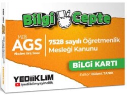 2026 MEB AGS Bilgi Cepte 7528 Sayılı Öğretmenlik Meslek Kanunu Bilgi Kartı Soru-Cevap - Yediiklim Yayınları
