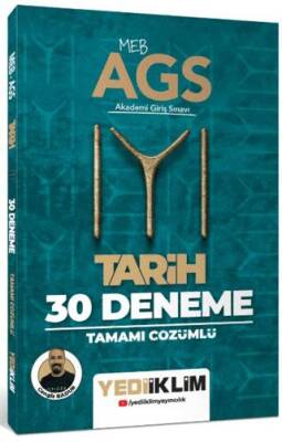 Yediiklim Yayınları MEB AGS Kayı Tarih Tamamı Çözümlü 30 Deneme - 1