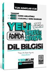 Tüm Adaylar İçin Yedi Adımda Temelden Zirveye Dil Bilgisi Video Konu Anlatımlı Video Çözümlü Soru Bankası - Yediiklim Yayınları