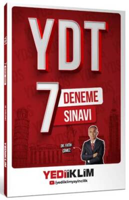 Yediiklim Yayınları YDT 7 Deneme Sınavı - 1