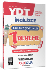 Yediiklim Yayınları YDT Optimal Practice Exams Tamamı Çözümlü 7 Deneme - Yediiklim Yayınları