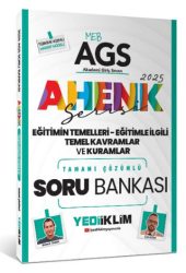 Yediiklim Yayınları Yediiklim Yayınları 2025 MEB AGS Ahenk Serisi Eğitimin Temelleri - Eğitimle İlgili Temel Kavramlar ve Kuramlar Tamamı Çözümlü Soru Bankası - 1