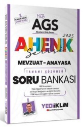 Yediiklim Yayınları Yediiklim Yayınları 2025 MEB AGS Ahenk Serisi Mevzuat - Anayasa Tamamı Çözümlü Soru Bankası - 1