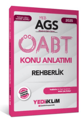 Yediiklim Yayınları Yediiklim Yayınları 2025 MEB AGS ÖABT Rehberlik Konu Anlatımı - Yediiklim Yayınları