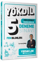 YÖKDİL Fen Bilimleri Tamamı Video Çözümlü 5 Deneme - Yediiklim Yayınları