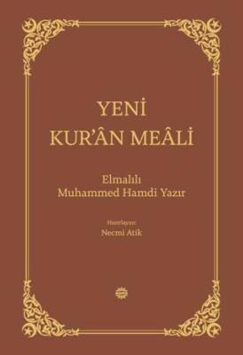 Yeni Kur’an Meali Bez Ciltli - 1