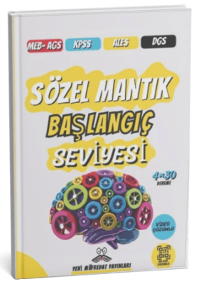 Yeni Müfredat Yayınları 2025 MEB-AGS KPSS ALES DGS Sözel Mantık Başlangıç Seviyesi 4x30 Tamamı Video Çözümlü Deneme Sınavı - 1