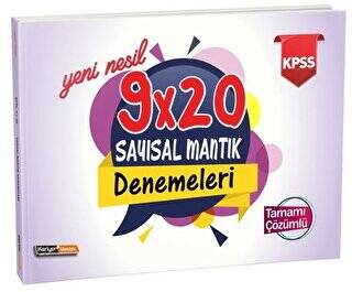 Kariyer Meslek Yayıncılık Yeni Nesil Tamamı Çözümlü 9x20 Sayısal Mantık Denemeleri - 1