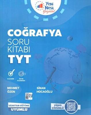 Yeni Nesil Yayınevi Yeni Nesil YKS TYT Coğrafya Soru Kitabı - 1