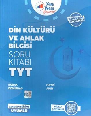 Yeni Nesil Yayınevi Yeni Nesil YKS TYT Din Kültürü ve Ahlak Bilgisi Soru Kitabı - 1