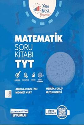 Yeni Nesil Yayınevi Yeni Nesil YKS TYT Matematik Soru Kitabı - 1