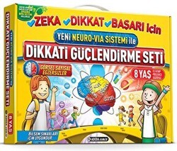 Yeni Neuro-Via Sistemi ile Dikkati Güçlendirme Seti 8 Yaş - Adeda Yayınları