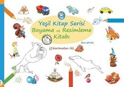 Yeşil Kitap Serisi - Boyama ve Resimleme Kitabı Çıkartmaları ile - Meraklı Tilki