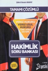 Yetki Yayınları Tamamı Çözümlü Vergi Hukuku, Vergi Usul Hukuku, Türk Vergi Sistemi Hakimlik Soru Bankası - Yetki Yayınları