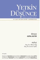 Yetkin Düşünce Dergisi Yıl: 6 Sayı 24 - Ekim, Kasım, Aralık 2023 - Yetkin Düşünce Dergisi