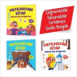 Yırtılmayan Kitap Serisi - Ceviz Çiğnenebilir, Yıkanabilir, Yırtılmaz, Gıda Boyalı - Yükselen Zeka Yayınları