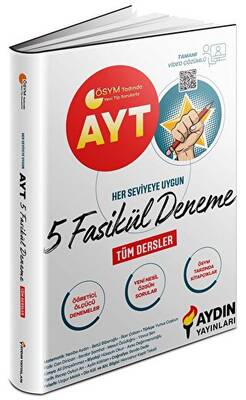 Aydın Yayınları YKS AYT 5 Fasikül Deneme Video Çözümlü - 1