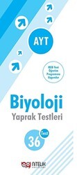 YKS AYT Biyoloji Yaprak Test - Nitelik Yayınları