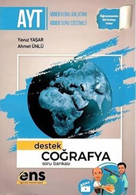 ENS Yayınları YKS AYT Coğrafya Destek Soru Bankası Video Çözümlü - 1