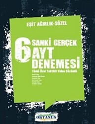 AYT Eşit Ağırlık Sözel 6 Deneme Sanki Gerçek - Okyanus Yayınları