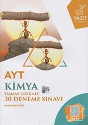 YKS AYT Kimya Tamamı Çözümlü 30 Deneme Sınavı - Yazıt Yayıncılık