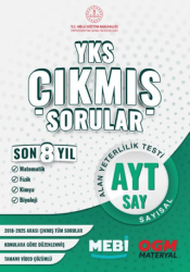 YKS Çıkmış Sorular AYT Sayısal Son 8 Yıl 2018-2025 MEB OGM - İnformal Yayınları