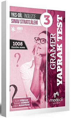 Modadil Yayınları YKS DİL İngilizce Sınav Stratejileri - 3 Gramer Yaprak Test - 1