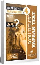 Modadil Yayınları YKS DİL İngilizce Sınav Stratejileri 4 Soru Tipleri Yaprak Test - Modadil Yayınları