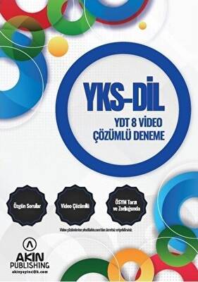 Akın Dil Eğitim YKS DİL YDT 8 Deneme Video Çözümlü - 1