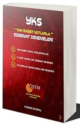 Cinius Yayınları YKS - Tam İsabet Notlarla Edebiyat Denemeleri - Cinius Yayınları