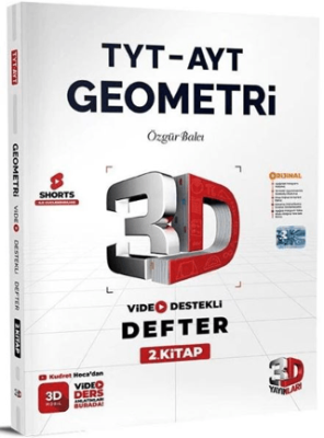 YKS TYT AYT Geometri Video Destekli Defter 2. Kitap - 1