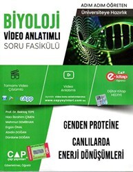 Çap Yayınları YKS TYT AYT Üniversite Hazırlık Biyoloji Genden Proteine Canlılarda Enerji Dönüşümleri Konu Anlatımlı Soru Bankası - 1