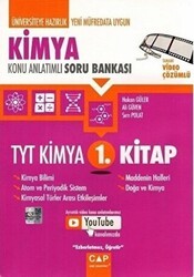 Çap Yayınları YKS TYT Kimya 1. Kitap Konu Anlatımlı Soru Bankası Video Çözümlü - Çap Yayınları