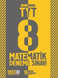 Metin Yayınları YKS TYT Matematik 8 Deneme - Metin Yayınları