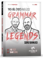 YKSDİL YDT Grammar Legends Soru Bankası - Modadil Yayınları