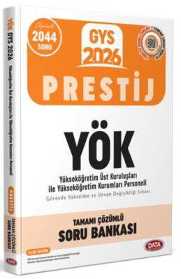 YÖK Üst Kuruluşları ile YÖK Personeli GYS Prestij Soru Bankası - Karekod Çözümlü - 1